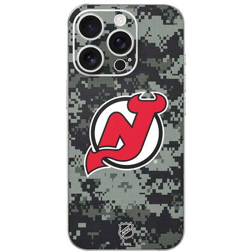 NHL New Jersey Devils Camo iPhone 16 Pro Skin