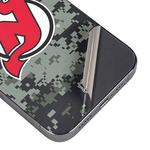 NHL New Jersey Devils Camo iPhone 16 Pro Skin