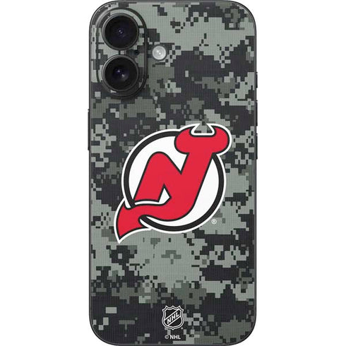 NHL New Jersey Devils Camo iPhone 16 Skin