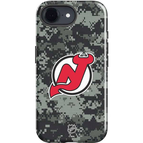 NHL New Jersey Devils Camo iPhone 16e Impact Case