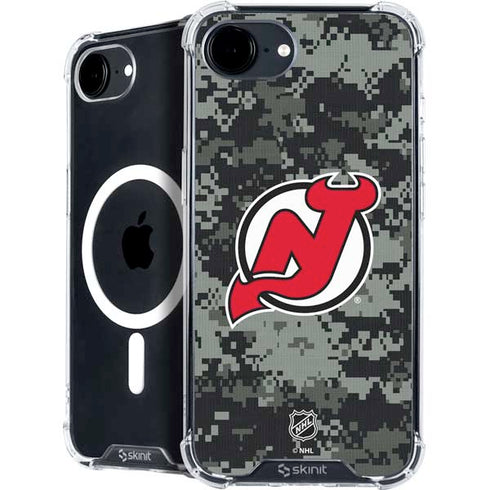 NHL New Jersey Devils Camo iPhone 16e MagSafe Case
