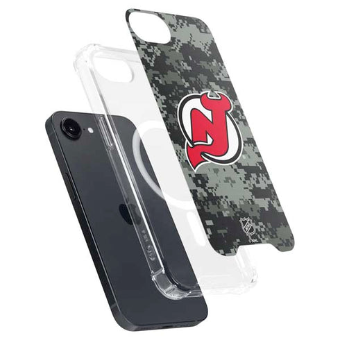 NHL New Jersey Devils Camo iPhone 16e MagSafe Case