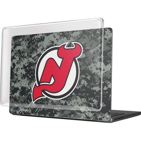 NHL New Jersey Devils Camo MacBook Pro 14in (2021-24) Case plus Skin