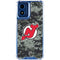 NHL New Jersey Devils Camo Moto G 5G (2024) Clear Case