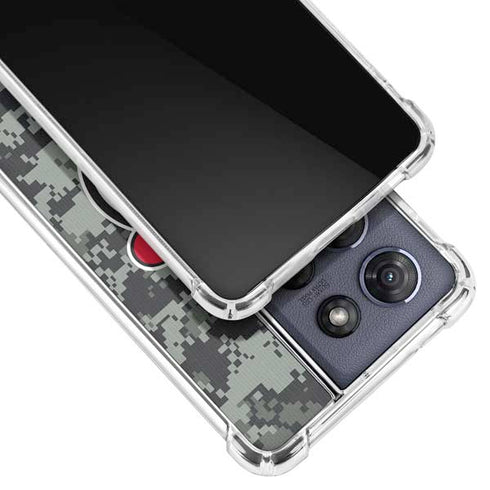 NHL New Jersey Devils Camo Moto G Stylus 5G (2025) Clear Case