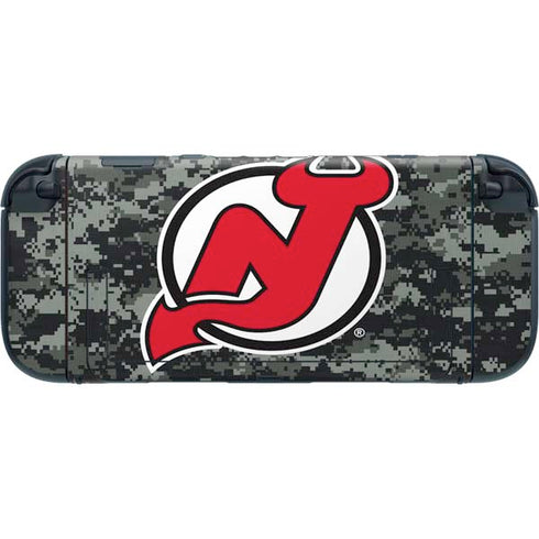 NHL New Jersey Devils Camo Nintendo Switch 2 (2025) with Joy-Con Skin