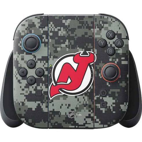 NHL New Jersey Devils Camo Nintendo Skins