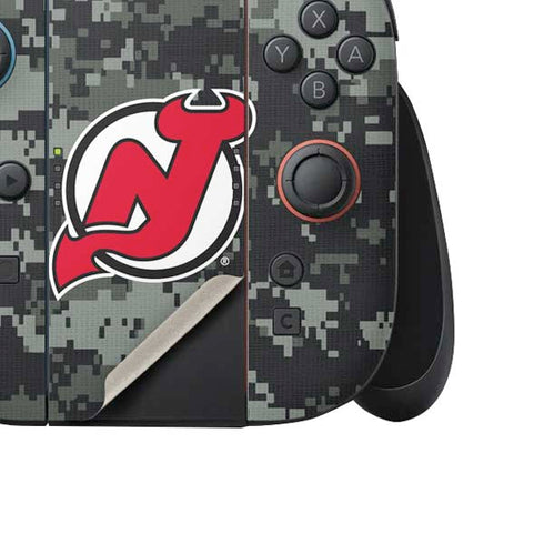 NHL New Jersey Devils Camo Nintendo Switch 2 (2025) Joy-Con Controller Skin