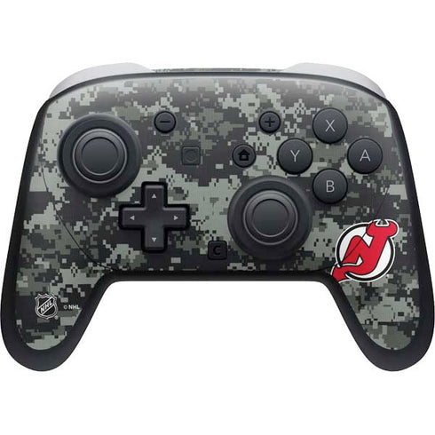NHL New Jersey Devils Camo Nintendo Skins