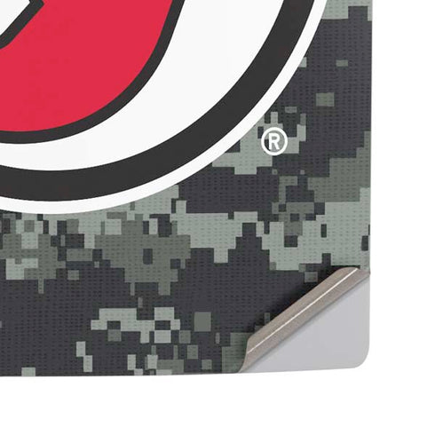 NHL New Jersey Devils Camo PS5 Pro Disk Console Skin