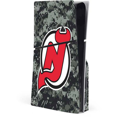 NHL New Jersey Devils Camo PlayStation PS5 Skins