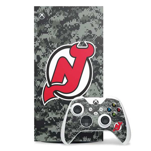 NHL New Jersey Devils Camo Xbox Series X Skins