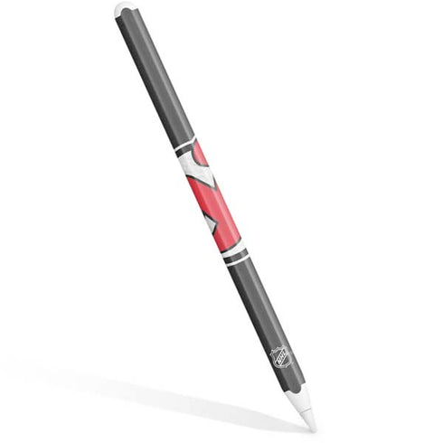 NHL New Jersey Devils Distressed Apple Pencil (2nd Gen 2019) Skin