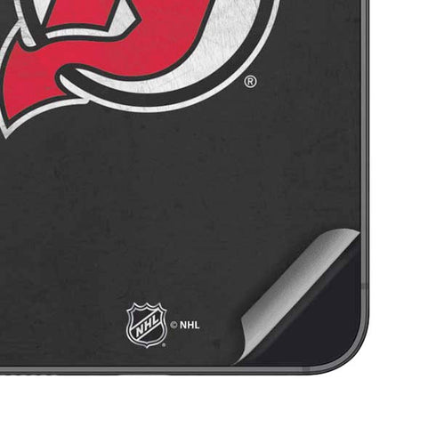 NHL New Jersey Devils Distressed Galaxy A16 5G Skin