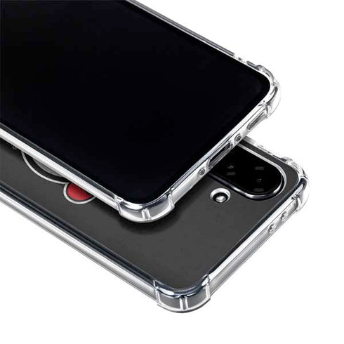 NHL New Jersey Devils Distressed Galaxy A36 5G Clear Case