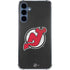 NHL New Jersey Devils Distressed Galaxy A55 5G Clear Case