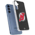 NHL New Jersey Devils Distressed Galaxy A55 5G Clear Case