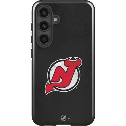 NHL New Jersey Devils Distressed Galaxy S25 Impact Case