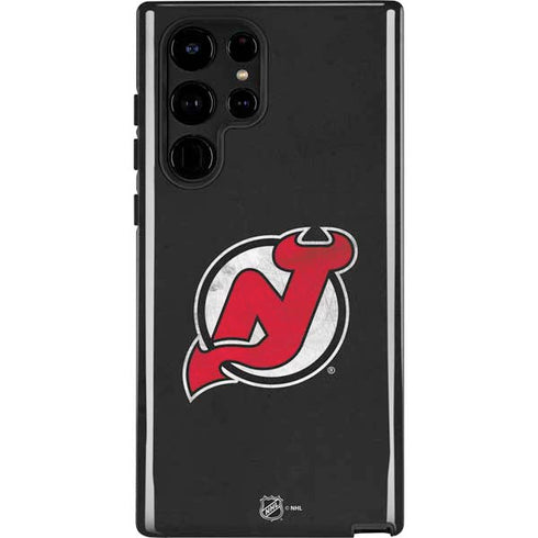 NHL New Jersey Devils Distressed Galaxy S25 Ultra Impact Case
