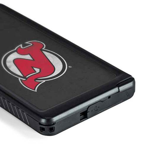 NHL New Jersey Devils Distressed Galaxy S24 Ultra Waterproof Case