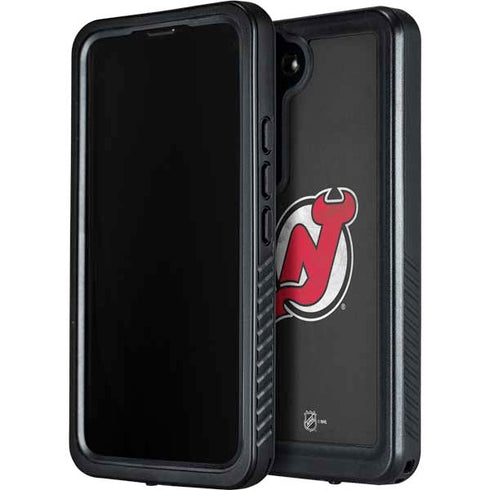 NHL New Jersey Devils Distressed Galaxy S24 Waterproof Case