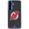 NHL New Jersey Devils Distressed Galaxy S25 Plus Clear Case