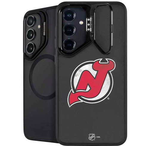 NHL New Jersey Devils Distressed Galaxy S26 Plus Kickstand Case