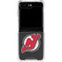 NHL New Jersey Devils Distressed Galaxy Z Flip6 Clear Case
