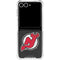 NHL New Jersey Devils Distressed Galaxy Z Flip7 Clear Case