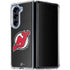 NHL New Jersey Devils Distressed Galaxy Z Fold5 5G Clear Case