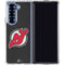 NHL New Jersey Devils Distressed Galaxy Z Fold6 Clear Case