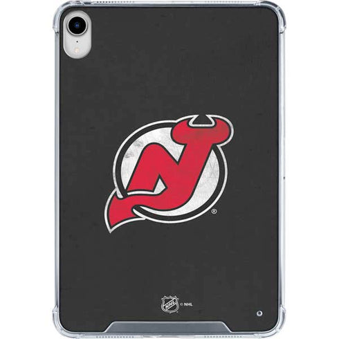 NHL New Jersey Devils Distressed iPad 11th Gen (2025) Clear Case