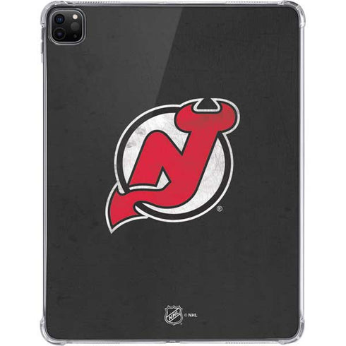 NHL New Jersey Devils Distressed iPad Pro 11in (2024) Clear Case