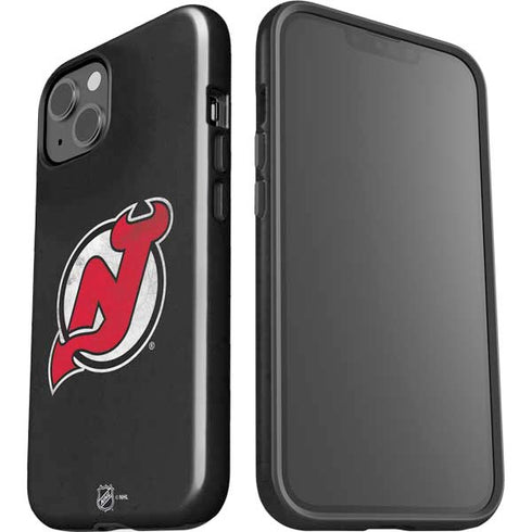 NHL New Jersey Devils Distressed iPhone 15 Impact Case