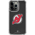 NHL New Jersey Devils Distressed iPhone 16 Pro Max Clear Case