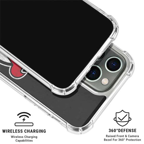 NHL New Jersey Devils Distressed iPhone 16 Pro Max Clear Case