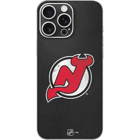 NHL New Jersey Devils Distressed iPhone 16 Pro Max Skin