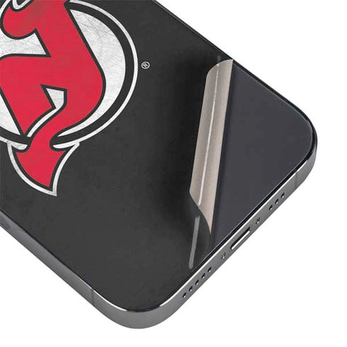 NHL New Jersey Devils Distressed iPhone 16 Pro Skin