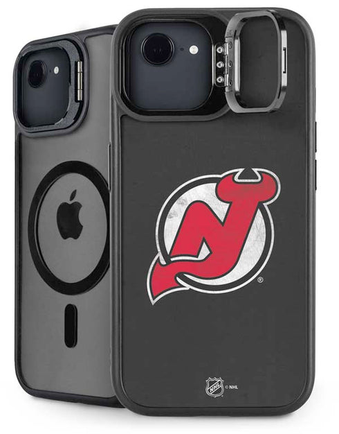 NHL New Jersey Devils Distressed iPhone 16e Kickstand Case