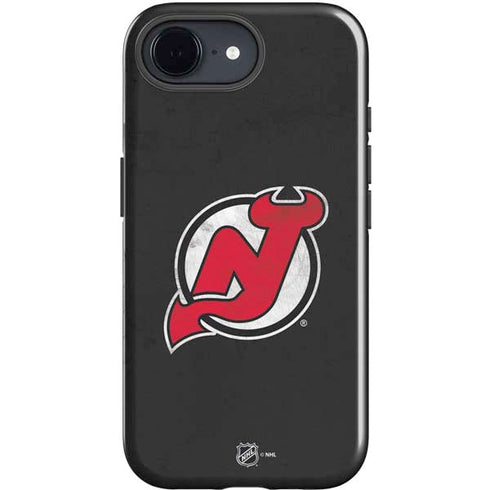 NHL New Jersey Devils Distressed iPhone 16e Impact Case