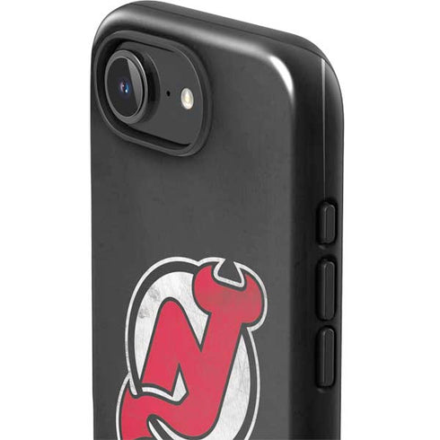 NHL New Jersey Devils Distressed iPhone 16e Impact Case