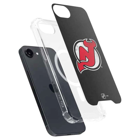 NHL New Jersey Devils Distressed iPhone 16e MagSafe Case