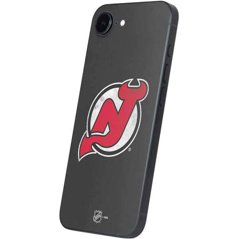NHL New Jersey Devils Distressed iPhone 16e Skin