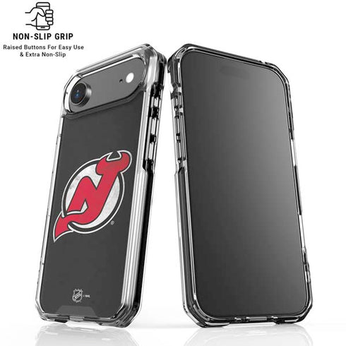 NHL New Jersey Devils Distressed iPhone 17 Air Clear Case