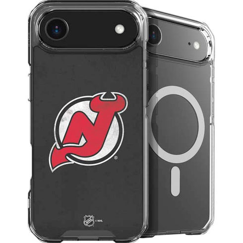 NHL New Jersey Devils Distressed iPhone 17 Air MagSafe Case