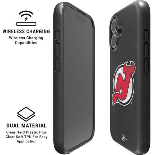 NHL New Jersey Devils Distressed iPhone 17 Magsafe Impact Case