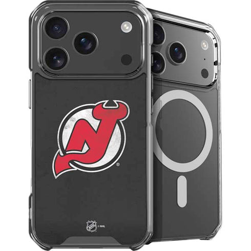 NHL New Jersey Devils Distressed iPhone 17 Pro Max MagSafe Case