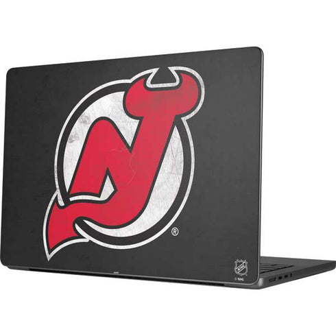 NHL New Jersey Devils Distressed Apple MacBook Pro 14-inch Skin