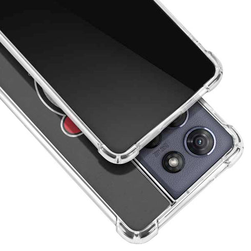 NHL New Jersey Devils Distressed Moto G 5G (2025) Clear Case