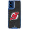 NHL New Jersey Devils Distressed Moto G 5G (2024) Clear Case